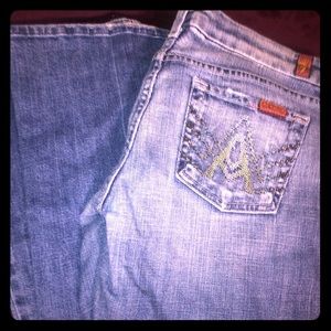 7 For All Mankind Women’s Jeans with rhinestones